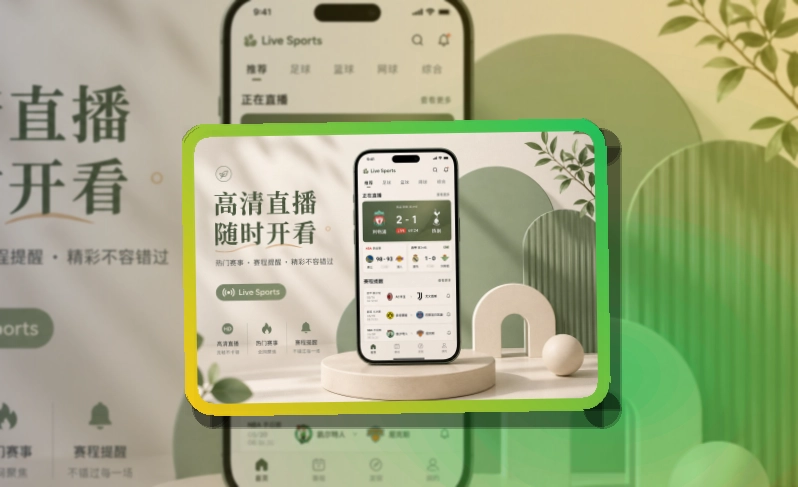 杂志式App介绍 · 比赛信息入口 · 常看联赛快速进入界面展示